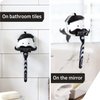 PELEG Design Mr. Razor – Razor Holder Suction Shaving Razor Holder for Shower Bathroom Bath Unique Gifts