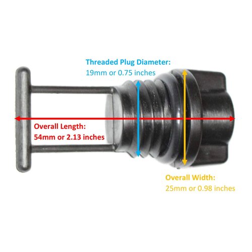 Drain Plug Replacement for Polaris OEM# 1060125 Virage SLX Genesis SLH Pro Freedom MSX SL SLTH