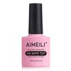 AIMEILI No Wipe Top Coat Soak Off U V LED Gel Nail Polish