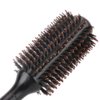 Boar Bristle Round Styling Hair Brush Solid Wood Roller Round Comb Heat Resistant Anti Static Hairdressing Comb Blow Dryer & Curling Roll Hairbrush