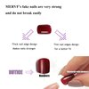 MERVF Short Press on Nails Oval French Tip Fake Nails White Round Glue on Nails with Cow Print Design Glossy 24pcs Artificial Acrylic Nails for Women