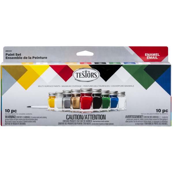 Testors 9146XT Promotional Enamel Paint Set( Packaging may vary)