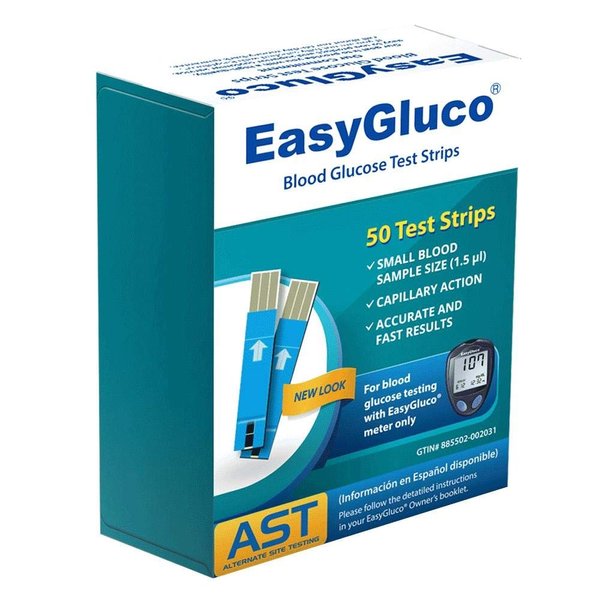 EASYGLUCO TEST STRIPS 50
