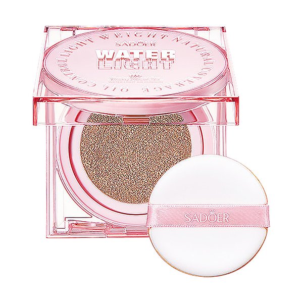 WALULAN Hydra Air Cushion Foundation, Long-Lasting Moisturizer,Glow Finish, Face Contouring Concealer, Brighten Skin Tone