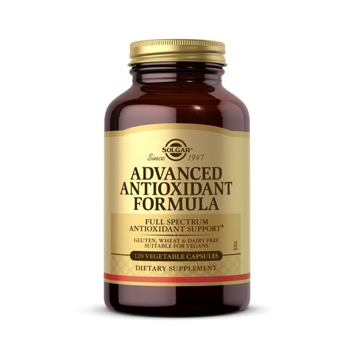 Solgar Advanced Antioxidant Formula - 120 Vegetable Capsules - Non-GMO, Vegan, Gluten Free - 60 Servings