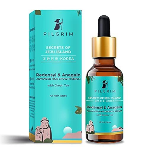 Pilgrim Advanced Hair Serum with Redensyl 3% + Anagain 4% for Unisex - Natural Ingredients, 50ml