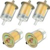 10 Pack 3/8" Universal Fuel Filters Industrial Tractors Cars Trucks Motorcycles gas powered engine Inline Gas Fuel Line