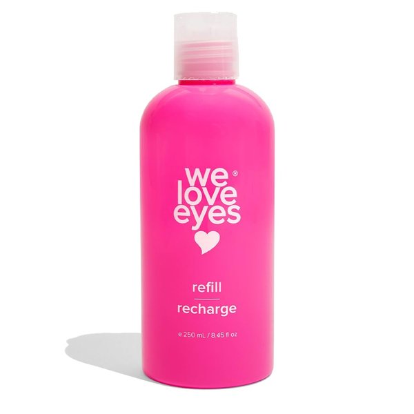 We Love Eyes - Tea Tree Water Eyelid Foaming Cleanser 250mL Refill Size - For Eyelash Extension Home Care, Extend Lash Retention, Non-Irritating Formula