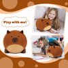 Capybara Plush Toys-12'' Capybara Plush Toy, Capybara Plush Pillow, Cute Soft Plush Capybara Plushie Stuffed Toys, Capybara Plush Pillows Toy Decoration Doll Gift for Kids Girls Boys