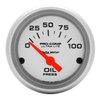 Auto Meter 4327 Ultra-Lite Electric Oil Pressure Gauge, 2-1/16 inch