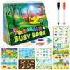 Dinosaur Toys for Kids 3-5, My Preschool Busy Book Montessori Toys for 3 4 5 6 7 Year Old Boys Girls Preschool Learning Homeschool Activities Ideal Christmas Birthday Gifts for Kids Ages 2-4 5-7