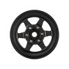INJORA 1.0 Plus Brass Beadlock Wheel Rims 6-Spoke Wheels for TRX4M AX24 SCX24 FCX24 1/24 1/18 RC Crawler,42g/pcs (Black)