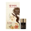Daeng Gi Meo Ri – Korean Herbal Hair Dye Color Cream [Medium Brown] - PPD-Free Gray Hair Protection, High-Keratin Formula, 8.47 Oz + Bonus Ki Gold Quick Hair Cover Cushion [Brown Black] 8ml
