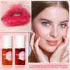 IONSGAKO Lipstick Set, 2PCS Liquid Lip Stain, Long Lasting Waterproof Lip Tint for Lip and Cheek, Lip Gloss, Glossy Finish (01 & 02)