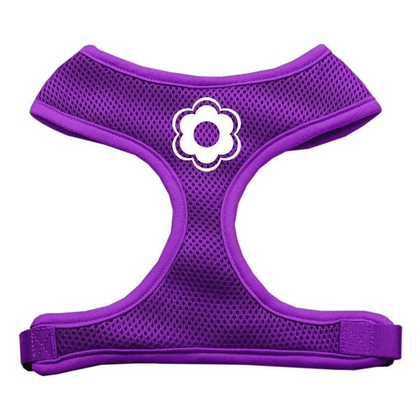 Mirage Pet Products Daisy Design Soft Mesh Dog Harnesses, Medium, Purple