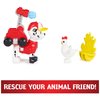 Paw Patrol, Big Truck Pups Marshall Action Figure with Clip-on Rescue Drone, Command Center Pod and Animal Friend Kids Toys Ages 3 and up
