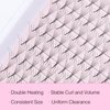 EMEDA 320 Fans Premade Lash Fans Pointy Thin Base XL Boxes Premade Fans Eyelash Extensions Stable D Curl Lash Extension Premade Fans Pre Fanned Volume Lash Extensions (5D-0.07-D-8-15mm)