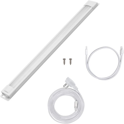 UltraPro 24 inch Plug-in Linkable Under Cabinet Lights, High/Low/Off, Warm White Light (2700K), LED Under Cabinet Lighting, Under Counter Lights for Kitchen, 44107