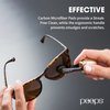 Peeps CarbonKlean Replacement Pads - For Eyeglasses, Reading Glasses, and More - Lens Cleaner With Carbon Microfiber Tech - 2 Count