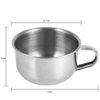 Stainless Steel Men's Shave Soap Bowl Metal Shaving Soap Mug Bowl Cup Shaver Men Face Cleaning Soap Bowl