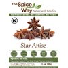 The Spice Way Star Anise - whole (3 oz) great for baking and tea