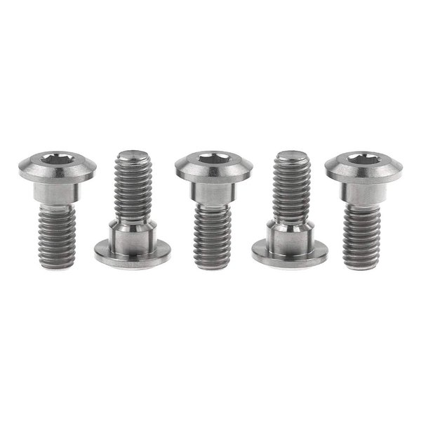 Wanyifa Titanium Ti Motorcycle Rear Brake Rotor Bolt Screw M8 x 20mm for YAMAHA Pack of 5 (Normal Titanium)