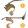 Ear Gear Mini Cordless Eyeglasses – Protect Hearing Aids or Hearing Amplifiers from Dirt, Sweat, Moisture, Wind – Fits Hearing Instruments 1” to 1.25”