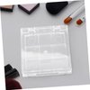 Ipetboom 2pcs Empty Lipstick Palette Clear Lipstick Case Mini Highlighters Cross Body Bag Portable Makeup Organizer Storage Cases Sample Eye Shadow Plastic Empty Bracket Travel