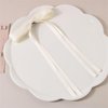 4pcs Ribbon Bow Hair Clips with Long Tassel for Women,Hair Ribbons with Bow, Bowknot Hair Ponytail Holder Accessories for Women Girls Toddlers Teens Kids (Black +White)