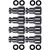 Fuel Injector Spacer Set of 8 - LS1 Intake Manifold/Fuel Rail to LS Truck Injector Adapter ICT Billet, 551371