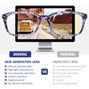 DOOViC 4 Pack Computer Reading Glasses Blue Light Blocking Anti Eyestrain Spring Hinge Stylish Readers for Women 3.00 Strength