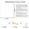Preserve 8 X 1000 Puzzle Glue Sheets, 48Sheets Puzzle Saver Peel and Stick, Puzzle Saver Sheets No Stress & No Mess, Puzzle Sticker Sheets Preserve Your Puzzle, Work Better with Puzzle Frame