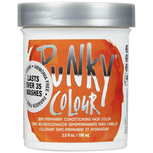 Punky Flame Semi Permanent Conditioning Hair Color, Non-Damaging Hair Dye, Vegan, PPD and Paraben Free, Transforms to Vibrant Hair Color, Easy To Use and Apply Hair Tint, lasts up to 35 washes, 3.5oz