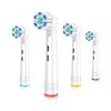 Replacement Toothbrush Heads Fit for Oral B Electric Toothbrushes, 4PCS, Soft Ultrathin Bristles for Pro Gum Care, Refills for Braun Toothbrushes Model 3756 3757 3744 3765 3738 4729 4739