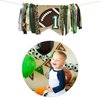 Football First Birthday Party Decorations,First Year Down Football Highchair Banner for Baby Boy Girl 1st Birthday Football Sports Theme Party Decorations Supplies.