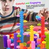 KAKATIMES STEM Building Blocks Toys for Kids – Educational and Safe Gear Interlocking Construction Playset – Develop Creativity and Problem-Solving Skills