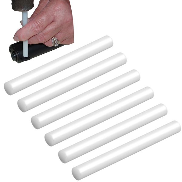 Miaozhun 6 Pack Nylon Drift Punch Rod for Glock and Colt 1911 Sight, Non-marring Polymer Sight Removal Tool for Dovetail Style Front/Rear Sight