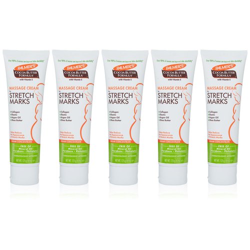 Palmer's Cocoa Butter Formula Massage Cream For Stretch Marks 4.40 oz (Pack of 5)