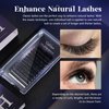 Eyelash Extensions 0.05 C Curl 9-15 Mixed Lash Extensions Supplies Individual Lashes Premium Silk Volume & Classic Lash Soft Matte Dark Professional Eyelashes Extension (0.05-C-9-15 Mixed)