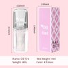 FeiCuiYun Translucent Pink Magic Color Changing Lip Glow Oil, Long Lasting Nourishing Lip Glow Oil Non-sticky Fresh Texture Lip Gloss, (Fine Pearl Shimmer Lip Oil, 1 Pcs)