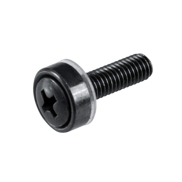 Gator Rackworks Standard Size Rack Screws; 25 Pack (GRW-SCRW025) , Black