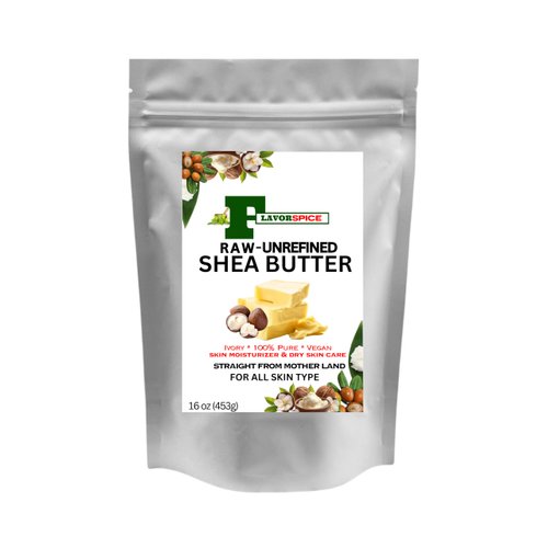 Yellow Shea Butter 1LB |100% Raw, Pure and Unrefined | For Hair, Skin Moisturizer, Face, Body and for Soap Making Base and DIY Whipped Lotion, Oil