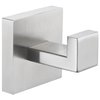 Angle Simple Bathroom Towel Hook Brushed Nickel, SUS304 Stainless Steel Hand Towel Rack, Square Coat Robe Hook, Wall Mount