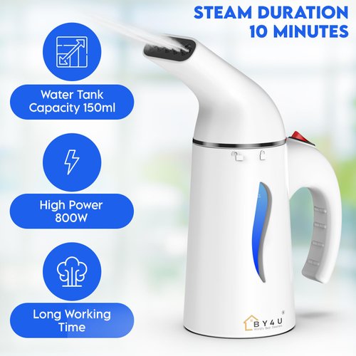 Travel Steamer for Clothes Steamer Powerful Steamer Wrinkle Remover,8FT Long Power Cord Easy to Use Mini Steamer for Home and Travel