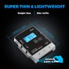 LNEX Solar Charge Controller Waterproof, 20A Super Thin Solar Panel Battery Intelligent Regulator with LCD Display 12V/24V PWM Solar Controller for LiFePO4,AGM, Gel, Flooded and Lithium Battery