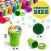 100 Pcs Assorted Stamps for Kids Self-Ink Stamps (50 Different Designs, Dinosaur, Zoo Safari Stampers) for Party Favor, Carnival Prizes, School, Easter Egg Stuffers, Halloween, Christmas