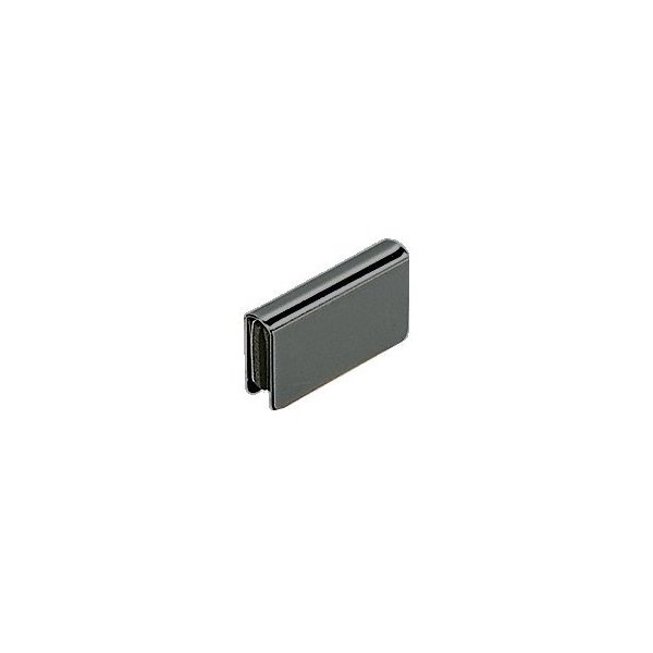 C.R. LAURENCE GDH7BL CRL Black Rectangular Strike Plate