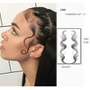 Fake Edges Baby Hair Temporary Tattoo Side Bang Stickers,2 Styles Popular Waterproof Fake Hair Fringe Edge Tattoo Stickers, Novelty Wig Natural Fashion Look Beauty Diy Hair Curler For Women Girls