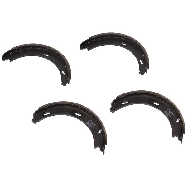 BOSCH BS816 Blue Parking Brake Shoe Set - Compatible With Select Mercedes-Benz 190, 230, 240, 260, 280, 300, 320, 350 400, 500, 600 (AMG, C, CL, CLK, E, D, TD, TE, SL, SLK); Porsche Boxter + More