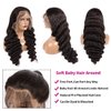 Siyun Show 30 Inch Loose Deep Wave Lace Front Wigs Human Hair 13x4 Full Long 180% Density Transparent Frontal Wigs